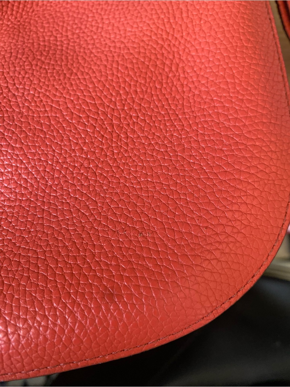 Coach Coral Pebbled Leather Hobo Shoulder Bag with Tassel - Picture 8 of 8